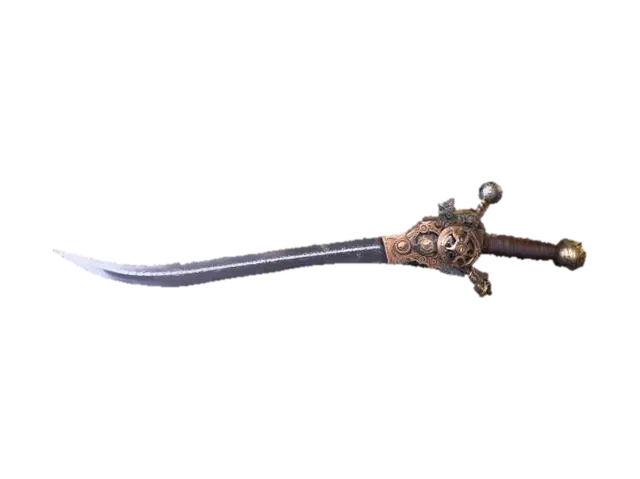 3D model for steampunk two handed sword