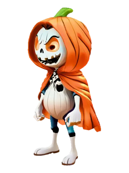3D model for Pumpkin Ghoul, #Halloween2025#