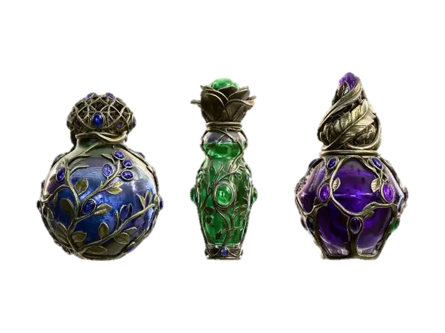 Elixirs Set 02 3D model, vytvořený pomocí AI