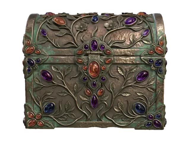 Garden of Gems - Elves 3D model, vytvořený pomocí AI
