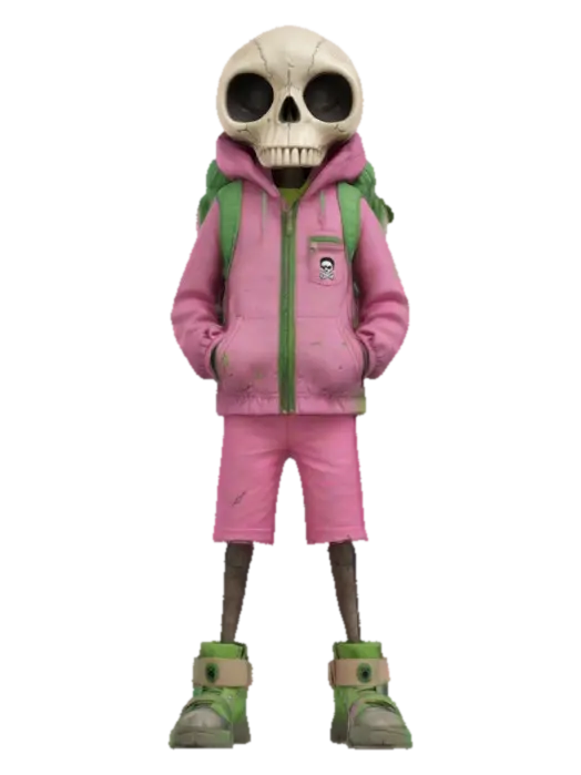 3D model for Backpack Bones