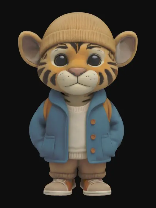 3D model for Explorer Tiger Cub
