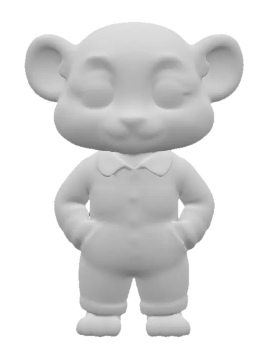 3D model for Cozy Tiger Cub