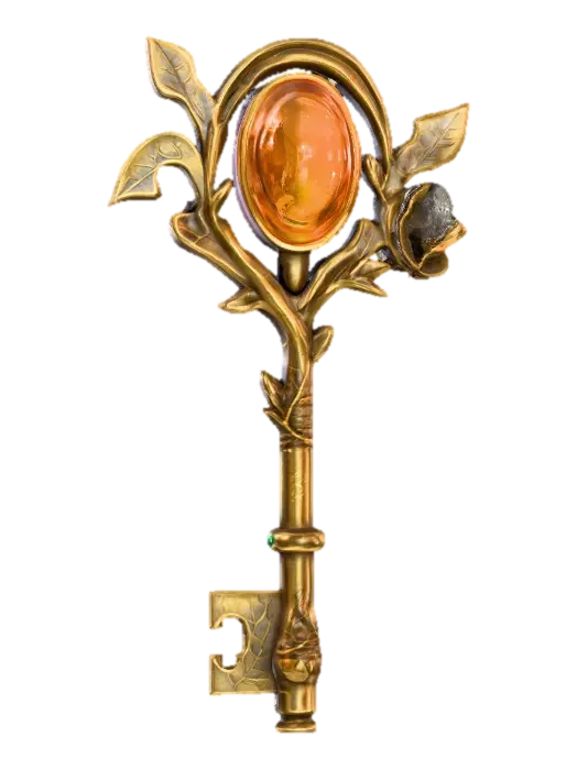 Modèle 3D Emerald Blossom Key - Game, généré par IA