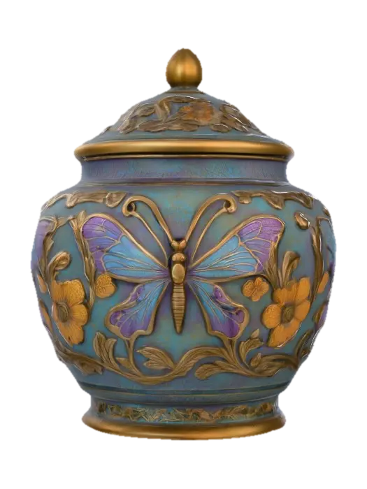 3D model for Elegant Jar With Butterfly