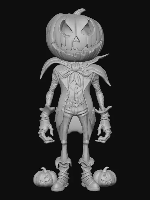 3D model for Pumpkin Head, #Halloween2025#