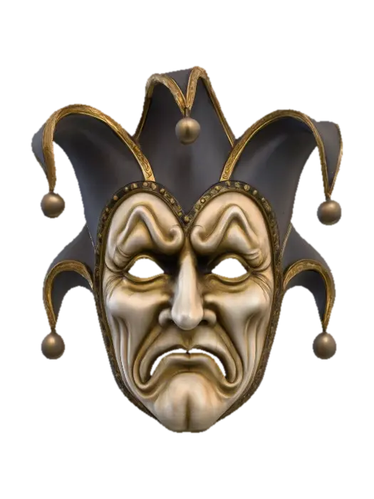 3D model for Jester's Face Mask, #Halloween2025#