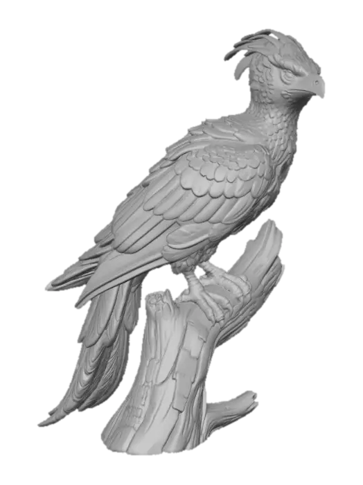 3D model for Fawks, Professor Dumbledor’s Phoenix