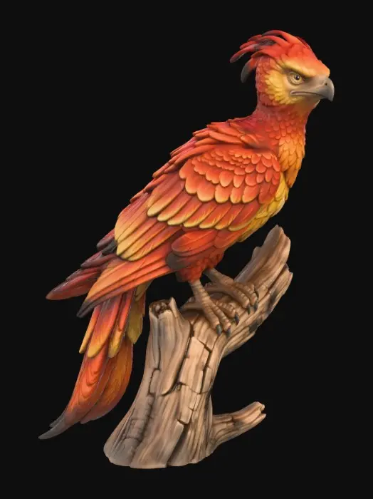 3D model for Fawks, Professor Dumbledor’s Phoenix
