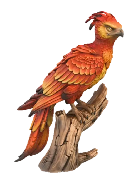 3D model for Fawks, Professor Dumbledor’s Phoenix