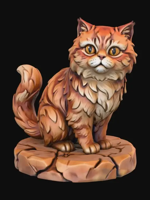 3D model for Crookshanks, Hermione’s cat