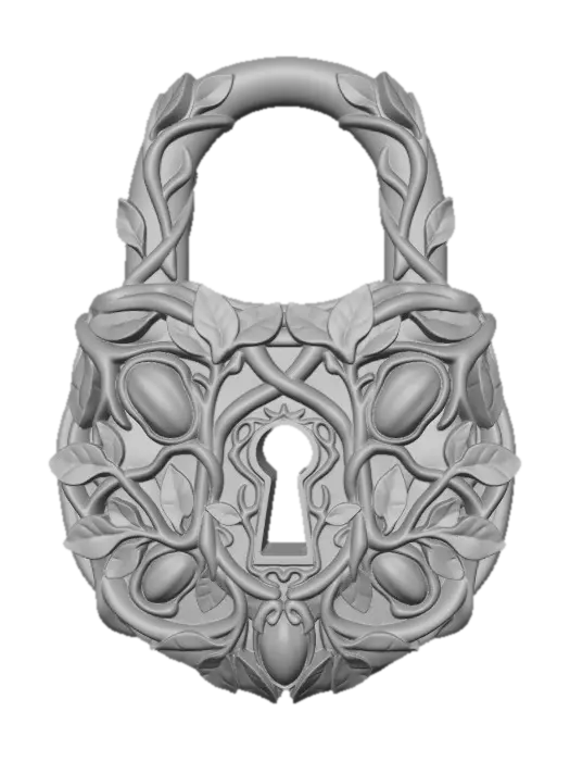 3D model for Mystical Padlock