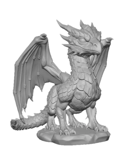 3D model for Chinese Fireball Dragon