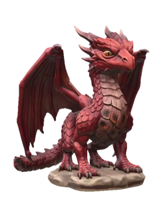 3D model for Chinese Fireball Dragon