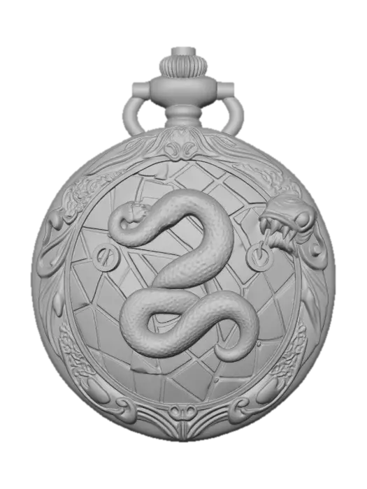 3D model for Serpent Locket