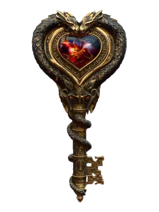 3D model for Dragon's Heart Key