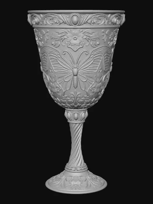 3D model for Emerald Butterfly Chalice