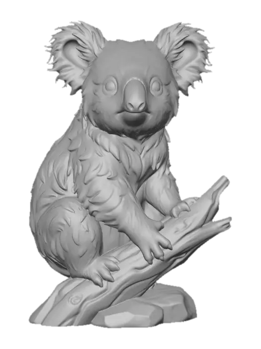 3D model for Koala on a Branch