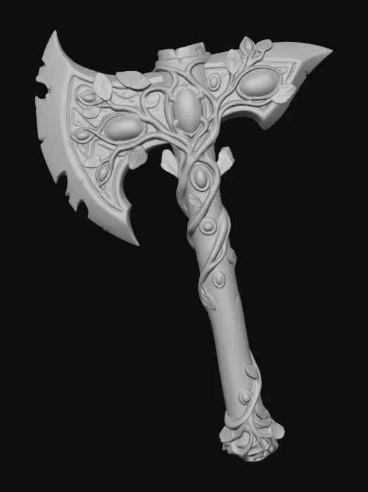 3D model for Leafwoven War Axe