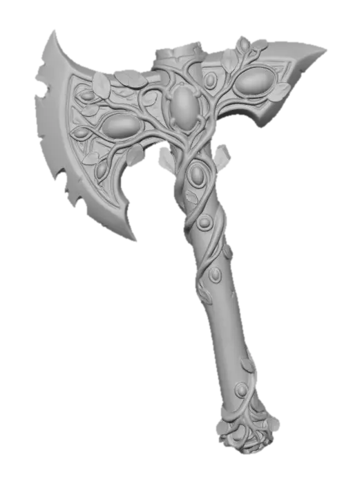 3D model for Leafwoven War Axe