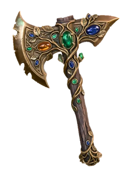 3D model for Leafwoven War Axe