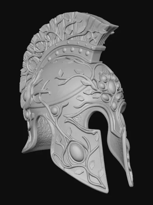 3D model for Verdant Crest Helmet