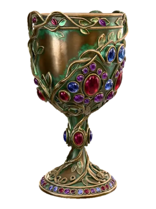 Vinebound Chalice 3D model, vytvořený pomocí AI
