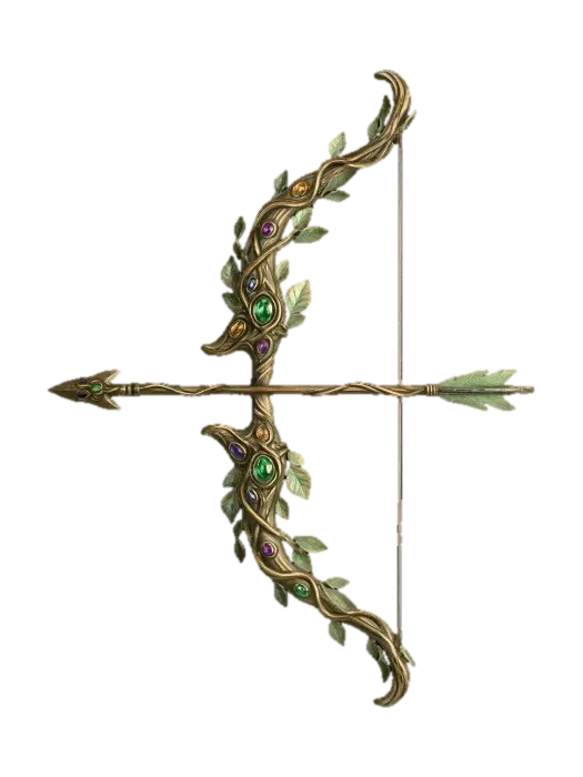 3D model for Bow With an Arrow