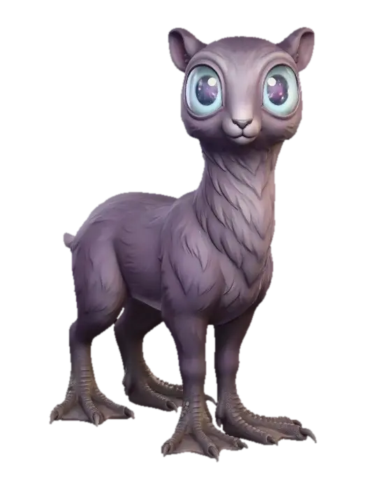 Mooncalf - Lunar 3D model, vytvořený pomocí AI