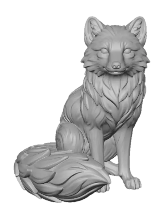 3D model for Arctic Fox