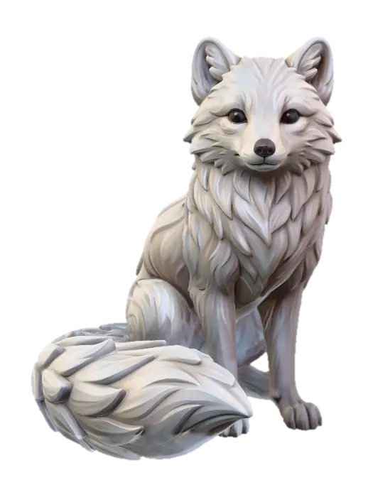 3D model for Arctic Fox