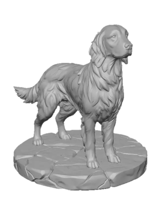 3D model for Irish Setter