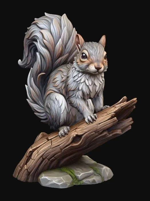 3D model for Eastern Grey Squirrel