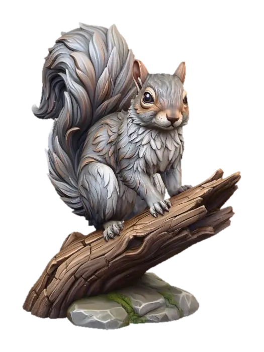 3D model for Eastern Grey Squirrel