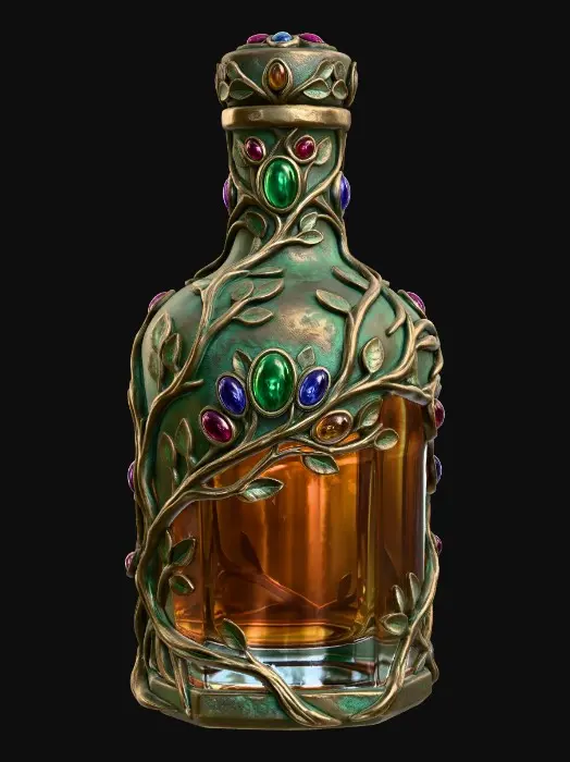 3D model for Elixir Bottle