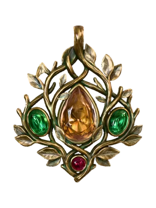 Pendant 3D model, vytvořený pomocí AI
