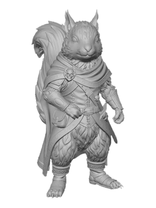 3D model for Squirrel Knight