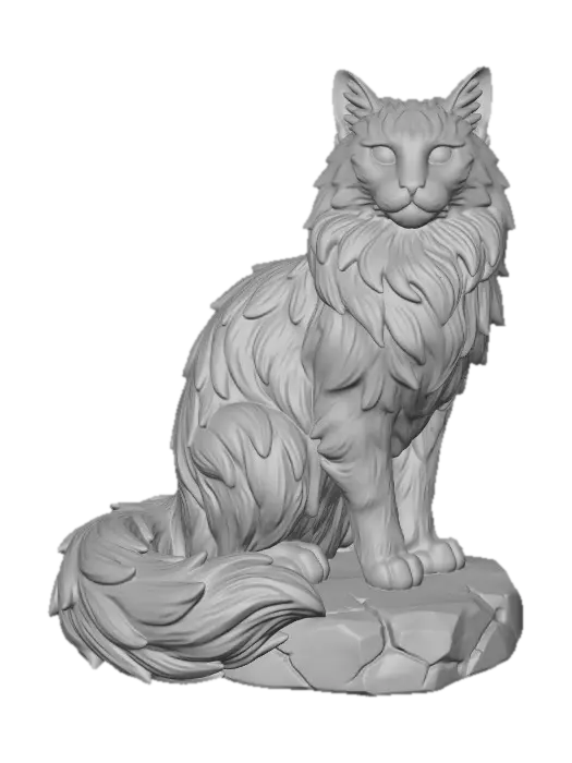 3D model for Maine Coon