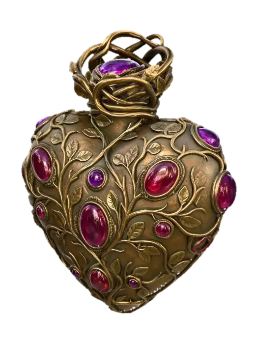 Heart Shaped Potion Jar - Shape 3D model, vytvořený pomocí AI