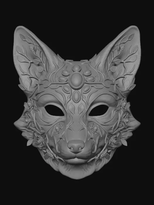 3D model for Fox Mask