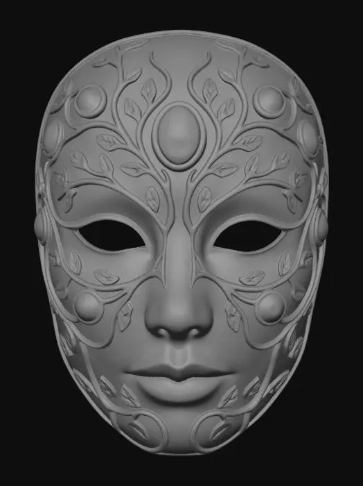 3D model for Verdant Tree Mask
