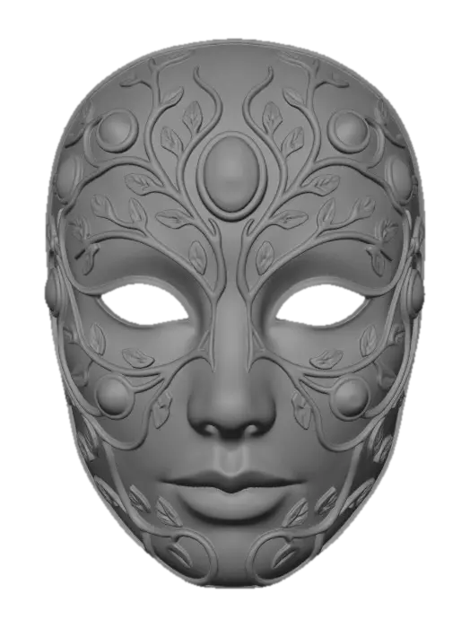 3D model for Verdant Tree Mask