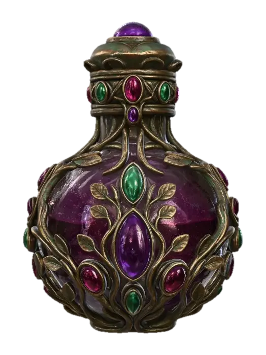 Jewelbound Elixir - Loot 3D model, vytvořený pomocí AI