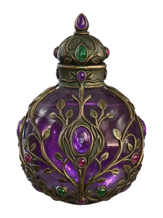 Vinebound Amethyst Vessel - Elixir 3D model, vytvořený pomocí AI