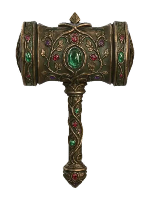 Grovebound Warhammer - Grimdark 3D model, vytvořený pomocí AI