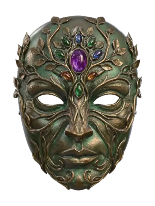 World Tree Mask - Talisman 3D model, vytvořený pomocí AI