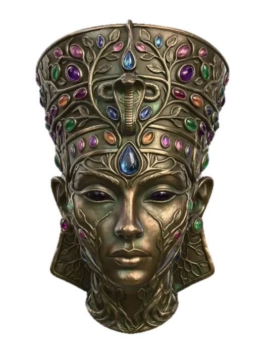 Tree of Life Crown - Face 3D model, vytvořený pomocí AI