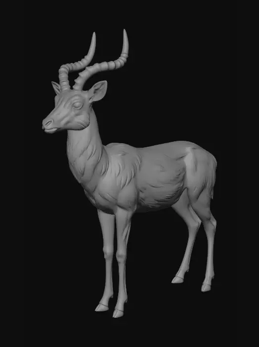 3D model for Amber Antelope