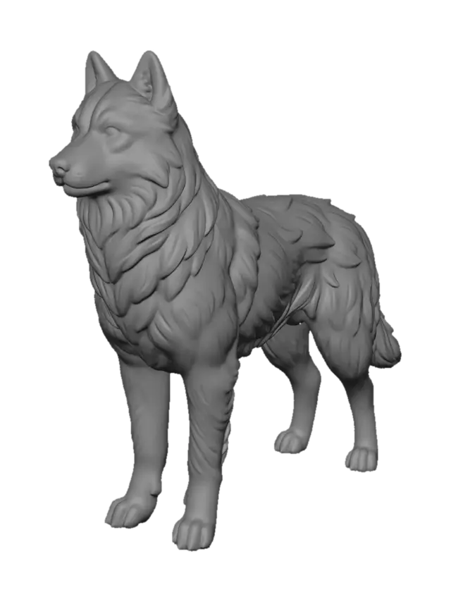 3D model for Moonshadow Wolf