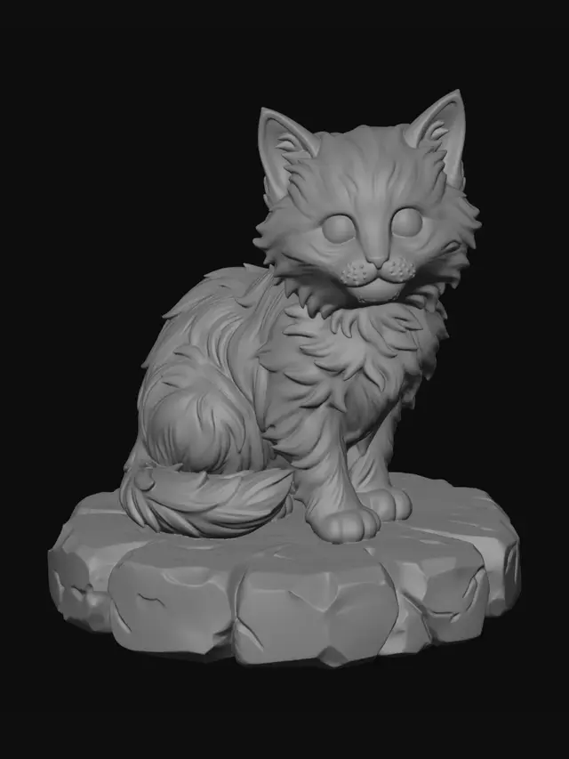 3D model for Whiskers on Stone